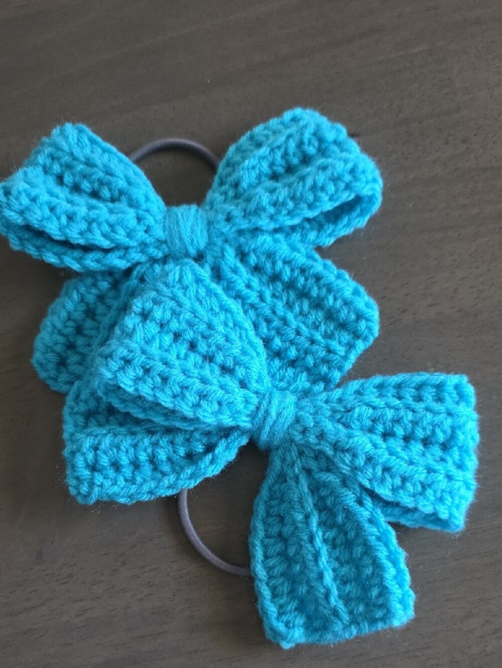 Handmade Crochet Bow Hair Tie Set - Picture 14 of 16